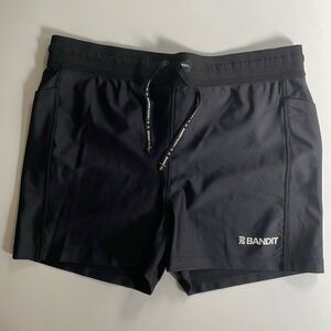 BANDIT RUNNING 3" Women's Compression Shorts BLACK WOMENS X-LARGE